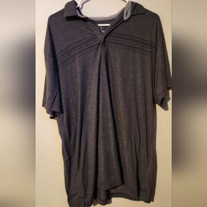 Mens grey polo shirt